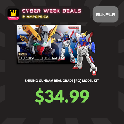 *CYBER WEEK* Bandai: Gunpla - Shining Gundam Real Grade [RG] 1/144 Model Kit