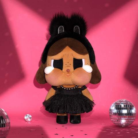 PopMart: Crybaby - "Shiny Shiny" Series Black Plush Doll *PREORDER*