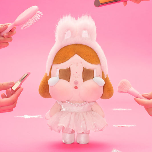 PopMart: Crybaby - "Shiny Shiny" Series Pink Plush Doll *PREORDER*