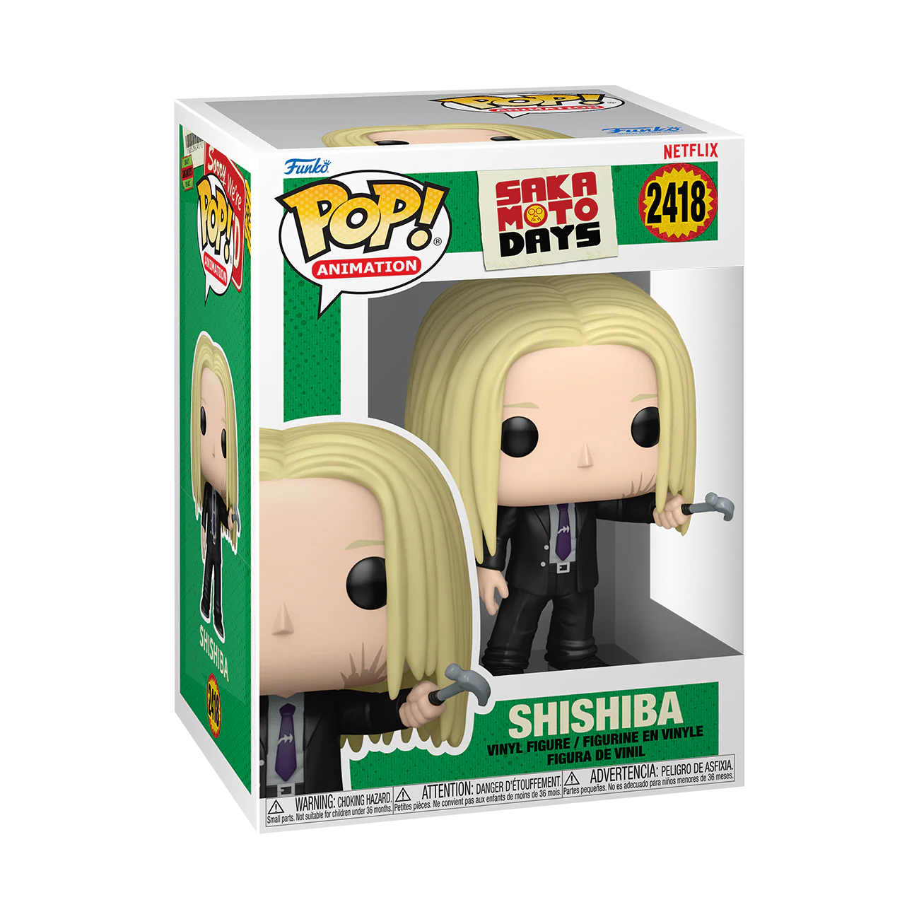 Funko Pop! Anime: Sakamoto Days - Shishiba / Osaragi / Takamura / Hyo / X / Taro Sakamoto [Funko Special Edition] *PREORDER*