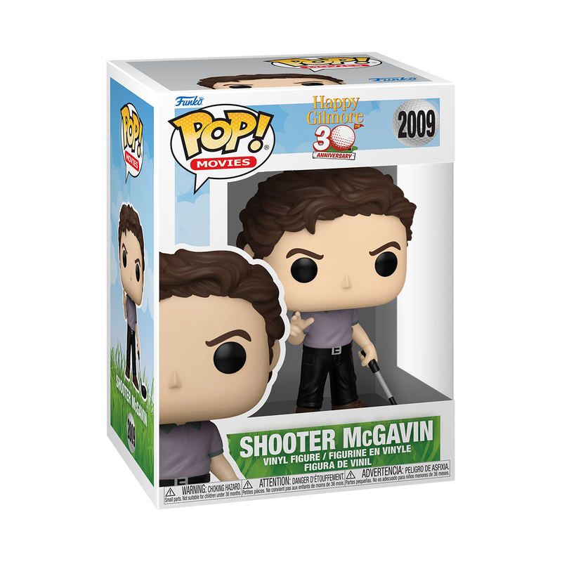 Funko Pop! Movies: Happy Gilmore (30th Anniversary) - Alligator / Deluxe! Happy Gilmore / Chubbs / Shooter McGavin / Hal L *PREORDER*