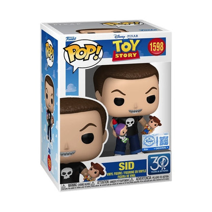 Funko Pop! Disney: Toy Story - Sid (with Buzz Lightyear And Woody) #1598 [Funko Special Edition]