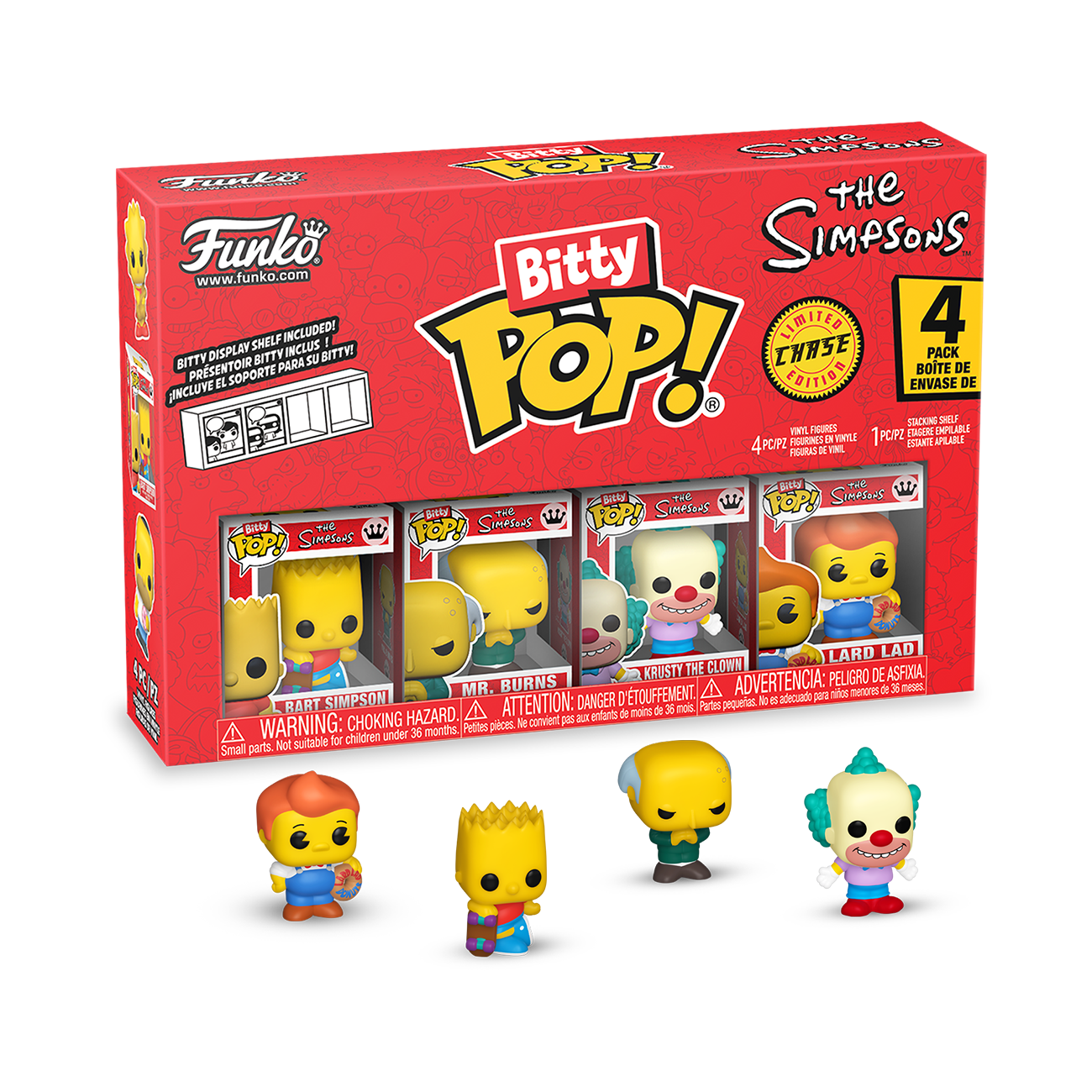 Funko Pop! Television: The Simpsons - Bitty Pop! 4pc Single Pack