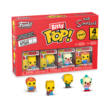 Funko Pop! Television: The Simpsons - Bitty Pop! 4pc Single Pack
