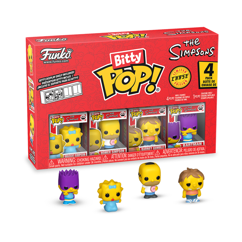 Funko Pop! Television: The Simpsons - Bitty Pop! 4pc Single Pack