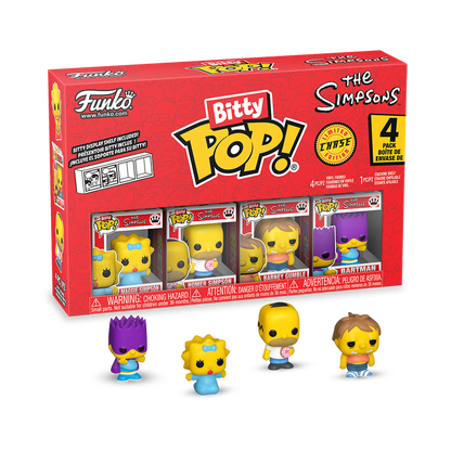 Funko Pop! Television: The Simpsons - Bitty Pop! 4pc Single Pack