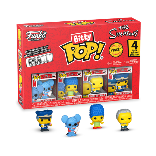 Funko Pop! Television: The Simpsons - Bitty Pop! 4pc Single Pack