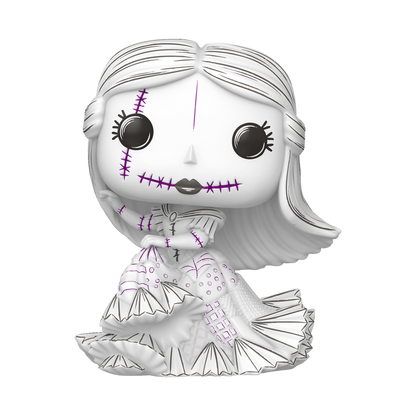 Funko Pop! Disney: The Nightmare Before Christmas (Sketched Deco) - Jack Skellington #1604 / Sally #1605 *PREORDER*