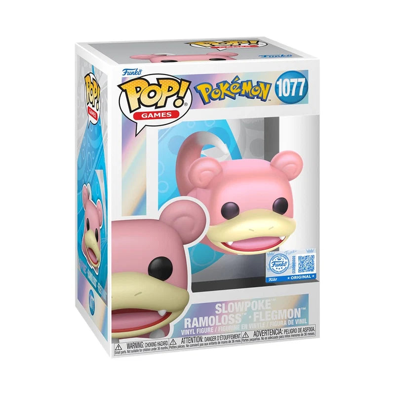 Funko Pop! Games: Pokemon - Slowpoke (Pearlescent) #1077 [Funko Special Edition - Pokemon Center Exclusive] *PREORDER*