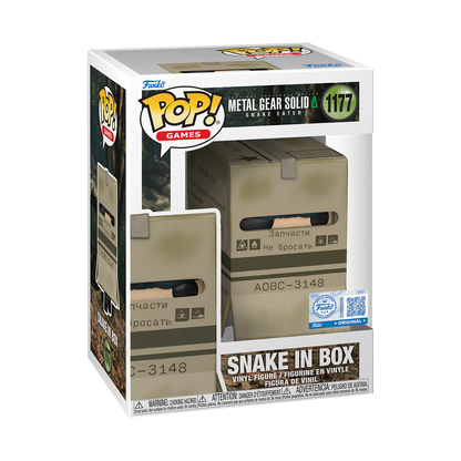 Funko Pop! Games: Metal Gear Solid Snake Eater - Snake In Box #1177 [Funko Special Edition - GameStop Exclusive]