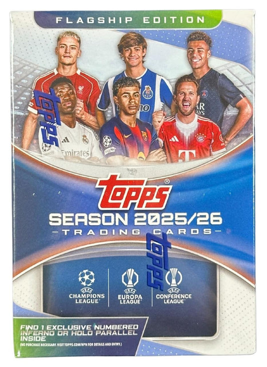 Topps - 2025 / 2026 UEFA Club Competitions Soccer Sealed Blaster Box