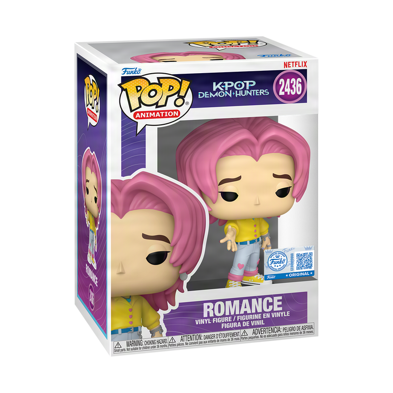 Funko Pop! Movies: K-Pop Demon Hunters (Soda Pop) - Abby / Baby / Mystery / Romance *PREORDER*