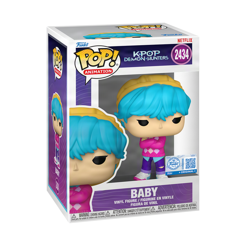 Funko Pop! Movies: K-Pop Demon Hunters (Soda Pop) - Abby / Baby / Mystery / Romance *PREORDER*