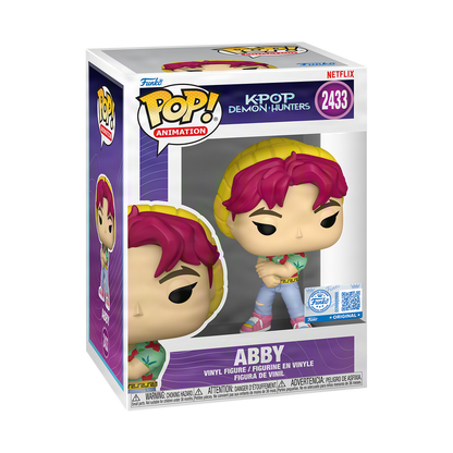 Funko Pop! Movies: K-Pop Demon Hunters (Soda Pop) - Abby / Baby / Mystery / Romance *PREORDER*
