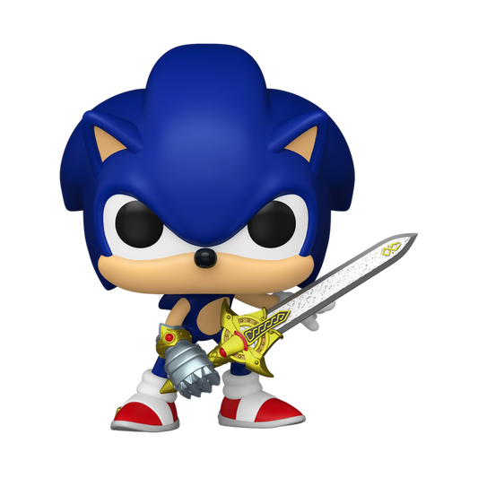 Funko Pop! Games: Sonic The Hedgehog - Sonic with Caliburn #1106 [2025 New York Comic Con NYCC Official Convention Exclusive] *PREORDER*