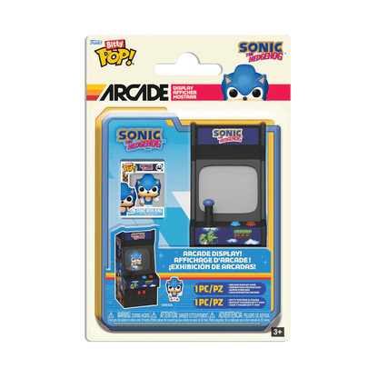 Funko Pop! Games: Sonic The Hedgehog - Sonic with Ring Bitty Pop! Arcade Cabinet