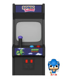 Funko Pop! Games: Sonic The Hedgehog - Sonic with Ring Bitty Pop! Arcade Cabinet