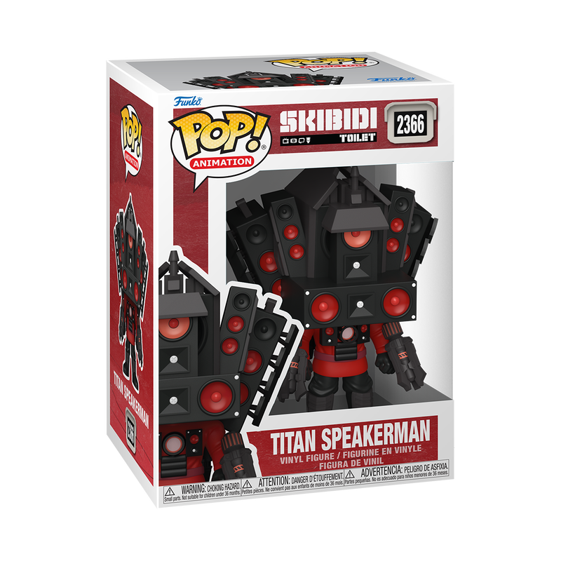 Funko Pop! Animation: Skibidi Toilet - Titan Cameraman / Titan Speakerman / Titan TV Man / Juggernaut Astro Toilet *PREORDER*
