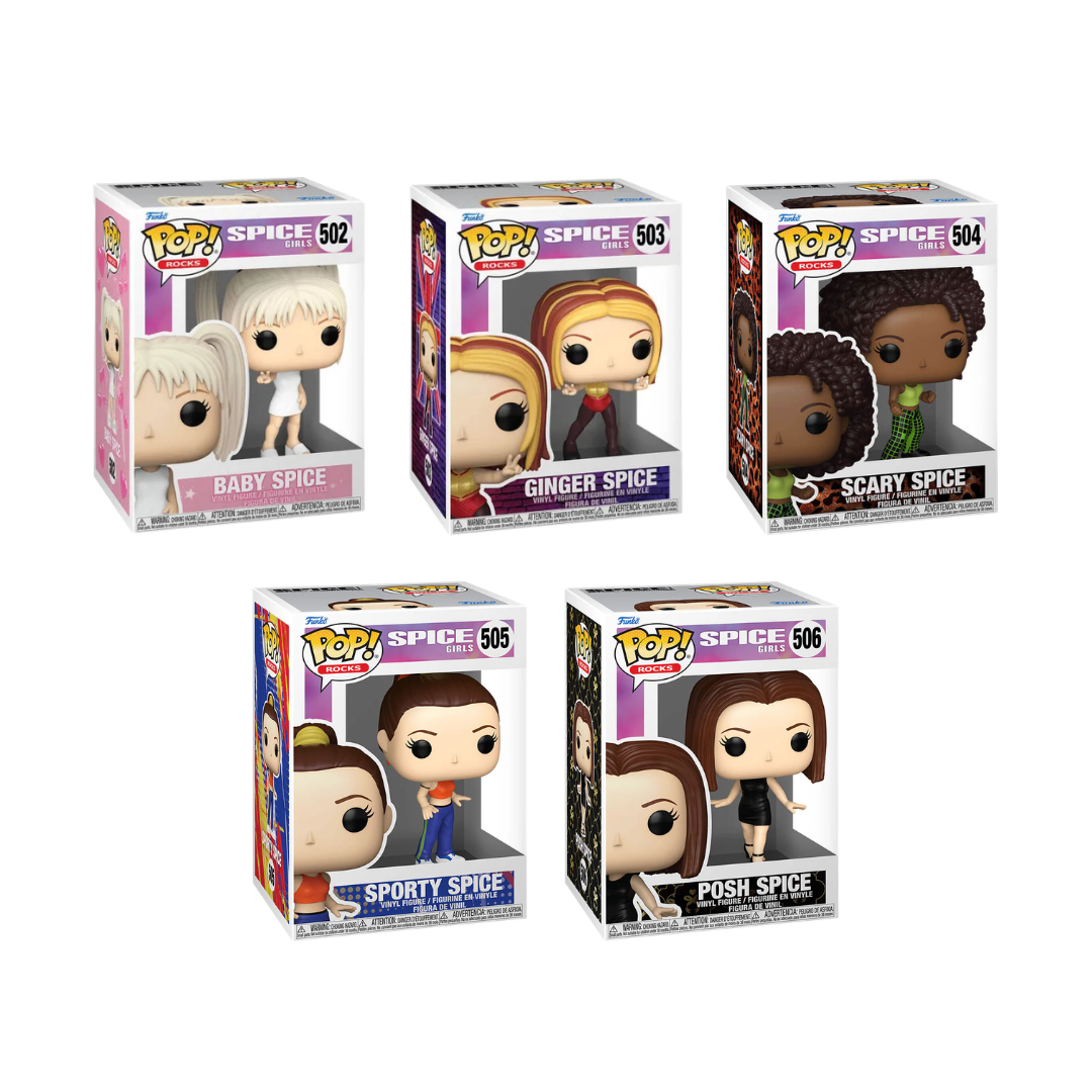 Funko Pop! Music (Rocks): Spice Girls - Baby Spice / Ginger Spice / Scary Spice / Sporty Spice / Posh Spice *PREORDER*