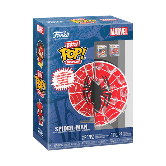 Funko Pop! Marvel: Spider-Man - Bitty Pop! Web Display Shelf