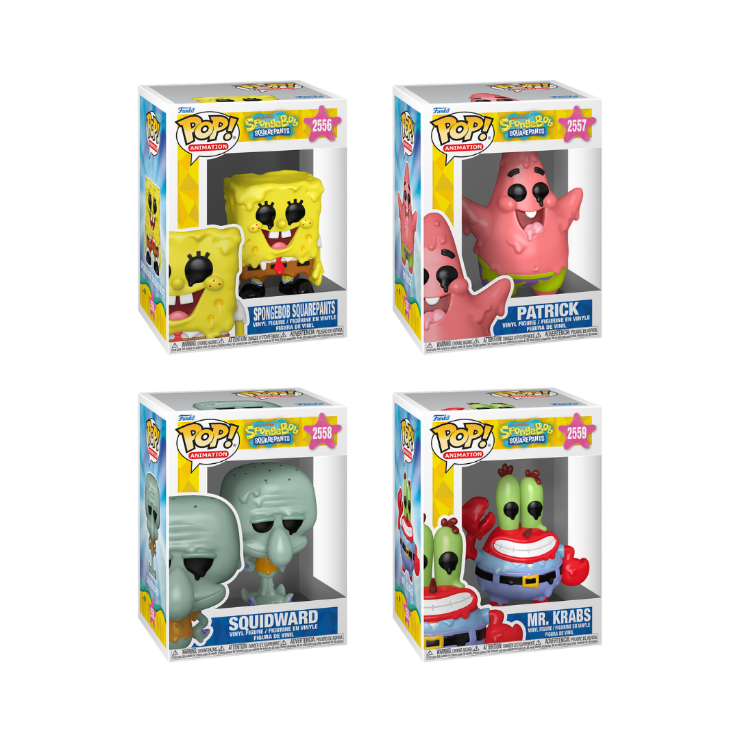 Funko Pop! Animation: Spongebob Squarepants (Melting) - Spongebob / Patrick / Squidward / Mr. Krabs *PREORDER*