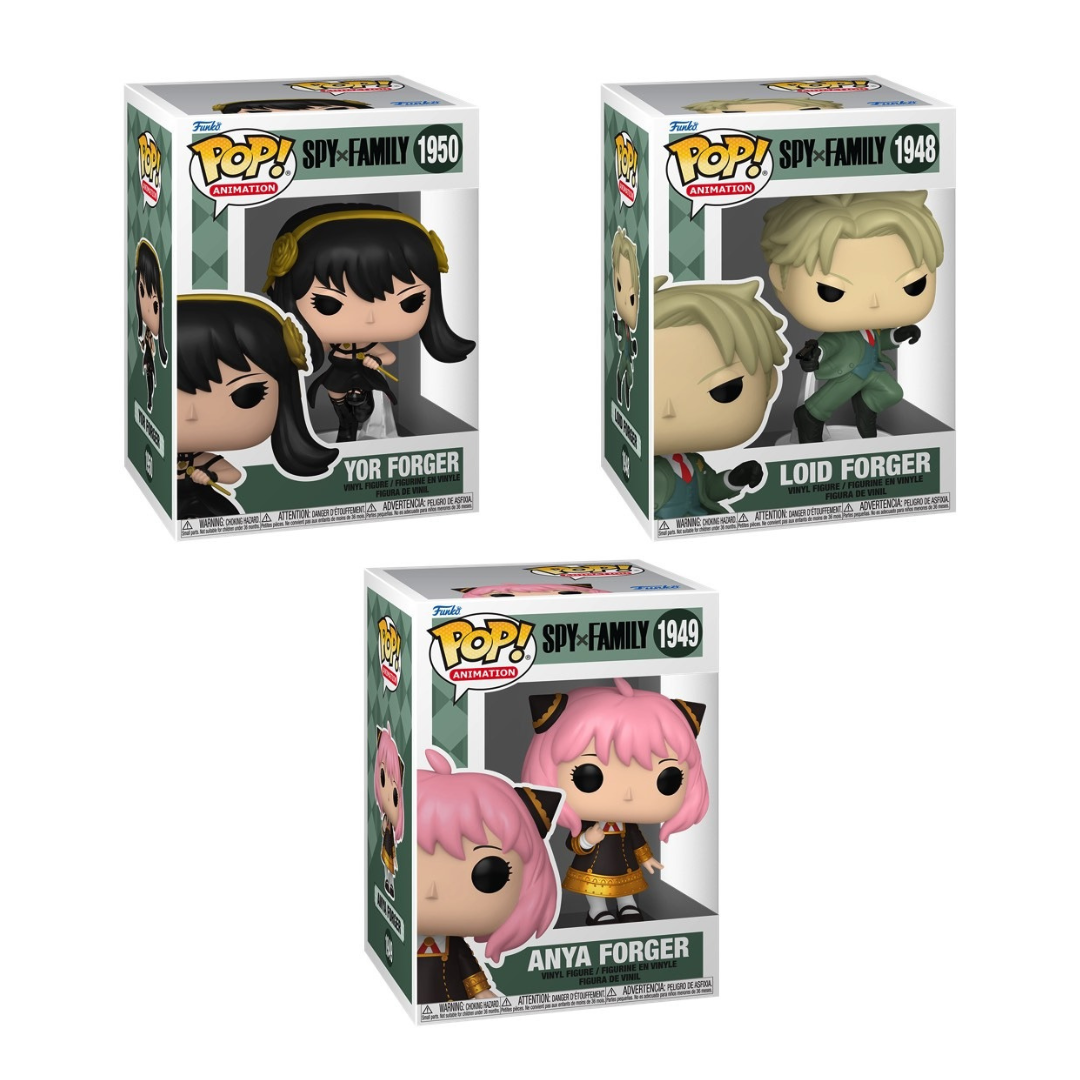 Funko Pop! Anime: Spy X Family - Loid Forger / Yor Forger / Anya Forger