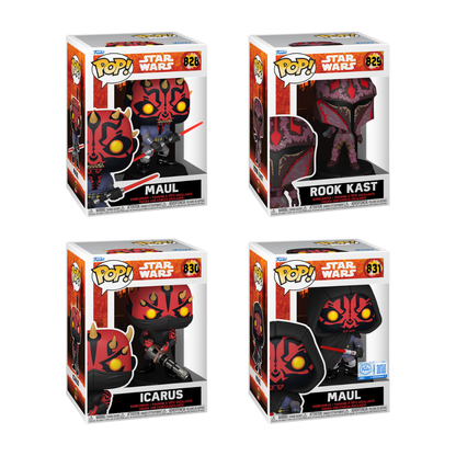 Funko Pop! Star Wars - Maul / Rook Kast / Icarus / Maul with Robe