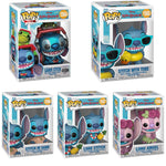 Funko Pop! Disney: Lilo & Stitch - Gamer Stitch / Stitch with Tube / Stitch In Sand / Luau Stitch / Luau Angel