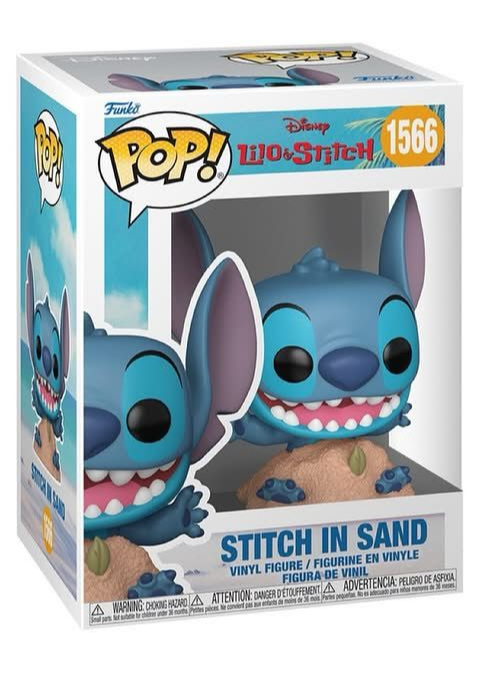 Funko Pop! Disney: Lilo & Stitch - Gamer Stitch / Stitch with Tube / Stitch In Sand / Luau Stitch / Luau Angel