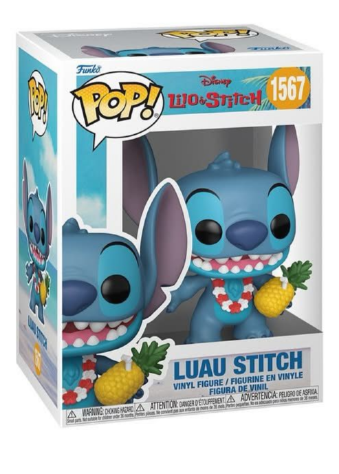 Funko Pop! Disney: Lilo & Stitch - Gamer Stitch / Stitch with Tube / Stitch In Sand / Luau Stitch / Luau Angel