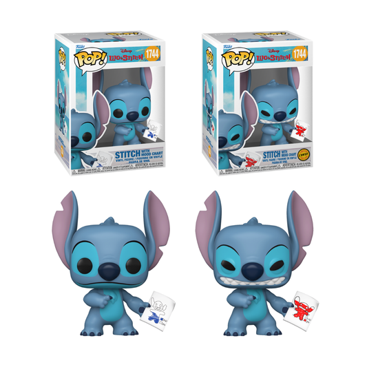 Funko Pop! Disney: Lilo & Stitch - Stitch with Mood Chart #1744 *PREORDER*