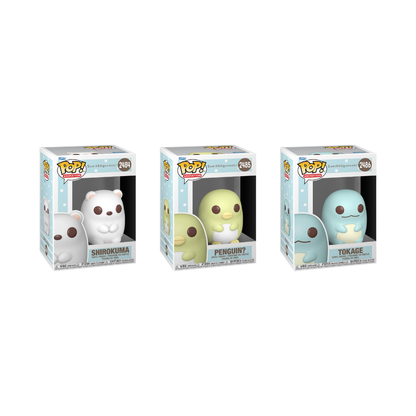 Funko Pop! San-X: Sumikkogurashi - Shirokuma / Penguin? / Tokage *PREORDER*