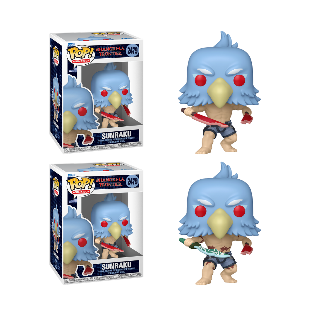 Funko Pop! Anime: Shangri-La Frontier - Sunraku / Arthur / Oikatzo / Emul / Psyger-0 [Exclusive] *PREORDER*