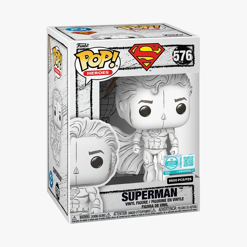 Funko Pop! DC: Heroes - Superman (Sketch) #576 [Funko Limited Edition - 9,500pcs] *PREORDER*