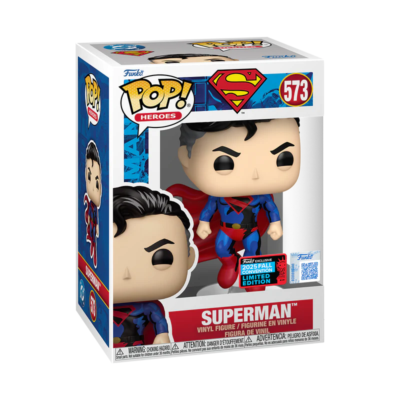 Funko Pop! Heroes: Superman - Superman (Kingdom Come) #573 [Shared Convention Sticker 2025 NYCC]