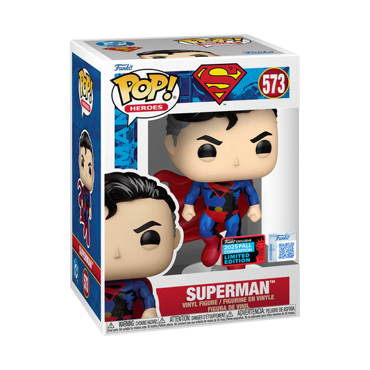 Funko Pop! Heroes: Superman - Superman (Kingdom Come) #573 [Shared Convention Sticker 2025 NYCC]