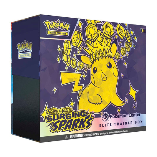 Pokemon TCG: Scarlet & Violet - Surging Sparks Elite Trainer Box (ETB) [Pokemon Center Exclusive]