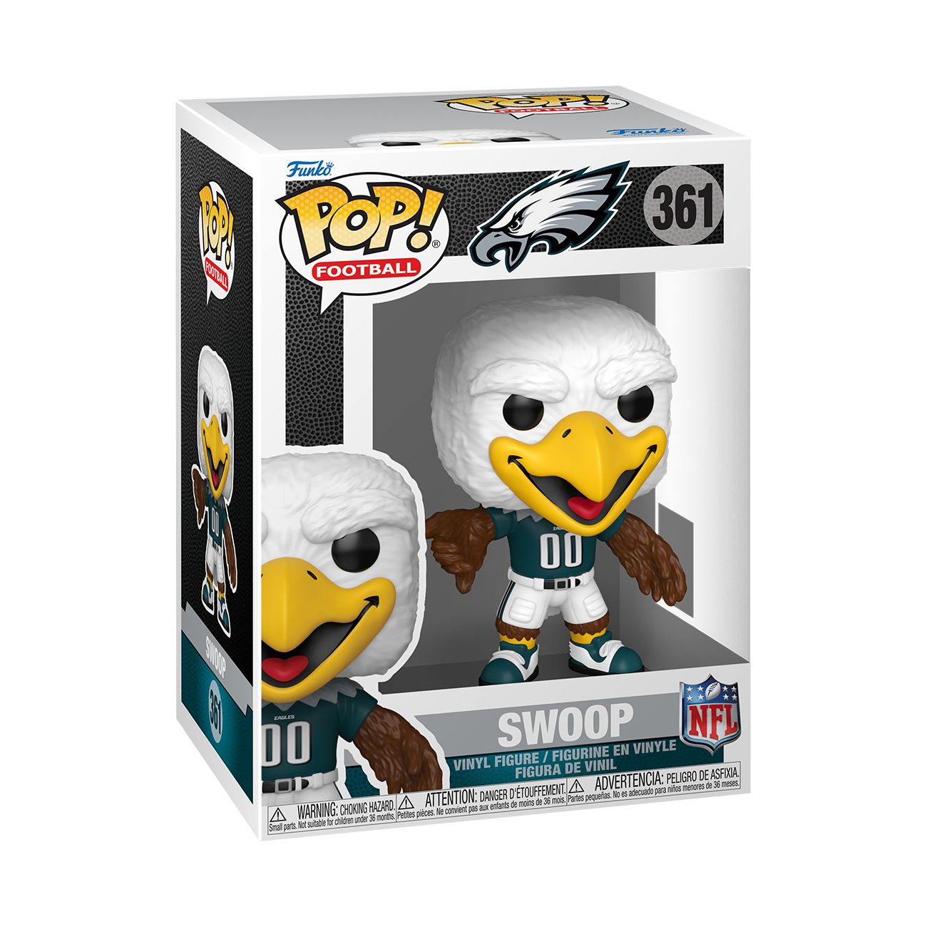 Funko Pop! Sports: NFL - Staley Da Bear / Swoop / Toro / Roary / Poe / KC Wolf / Billy Buffalo *PREORDER*