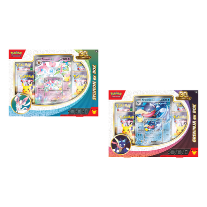 Pokemon TCG: 30th Celebration - Sylveon ex / Greninja ex Box Set *PREORDER*