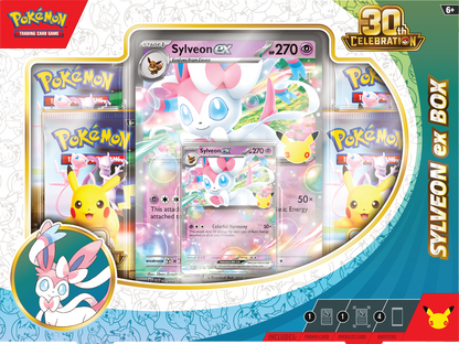 Pokemon TCG: 30th Celebration - Sylveon ex / Greninja ex Box Set *PREORDER*