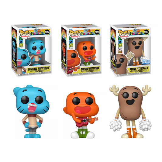 Funko Pop! Animation: The Amazing World Of Gumball (TAWOG) - Gumball / Darwin / Penny [Funko Special Edition] *PREORDER*
