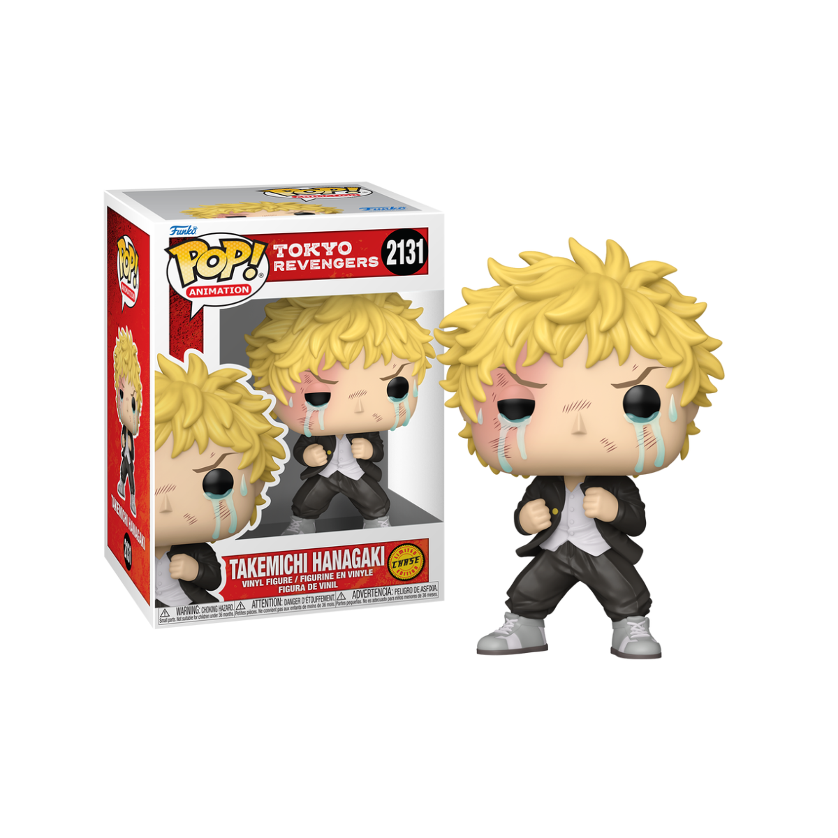Funko Pop! Anime: Tokyo Revengers - Takemichi Hanagaki (Common/Chase) / Mikey / Draken