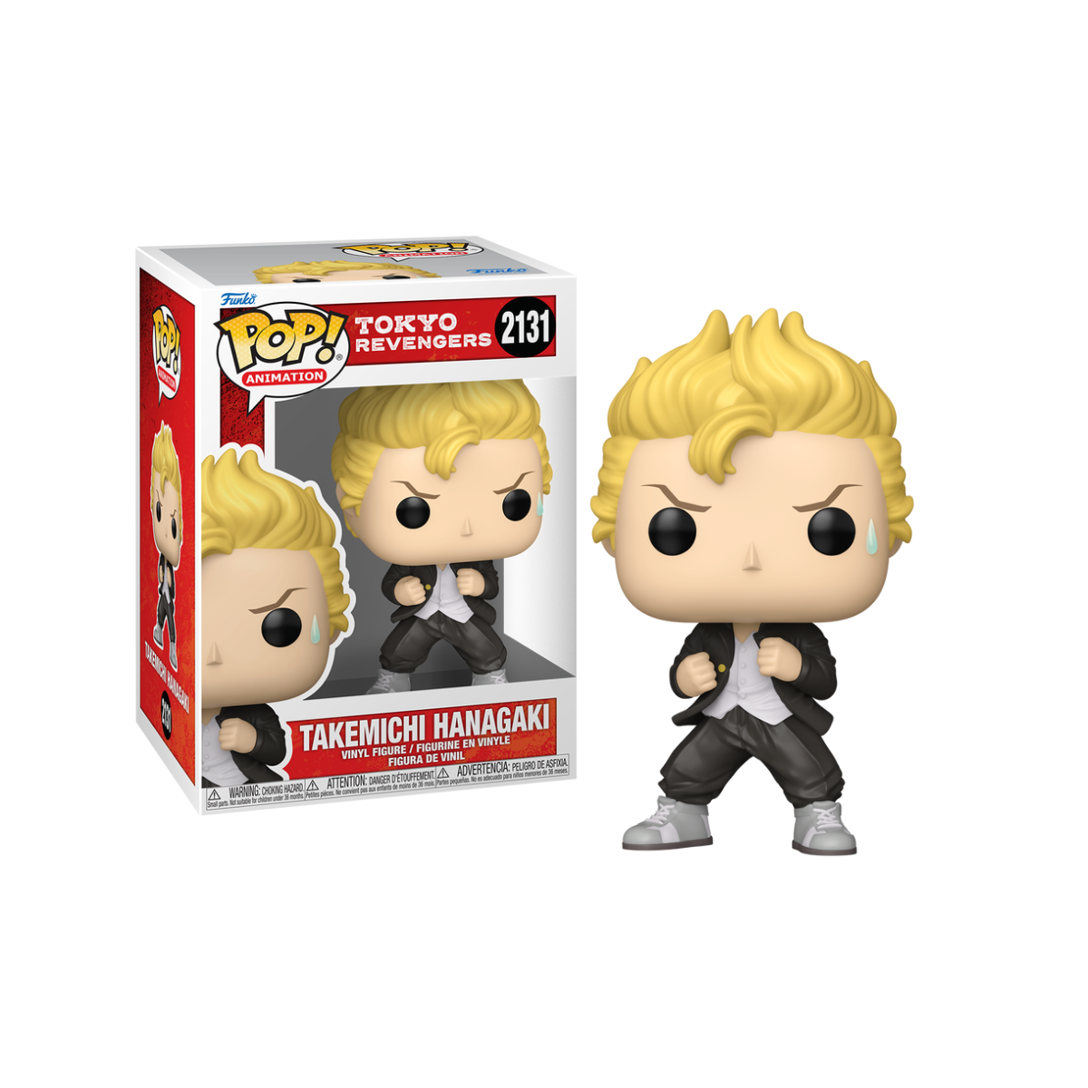 Funko Pop! Anime: Tokyo Revengers - Takemichi Hanagaki (Common/Chase) / Mikey / Draken