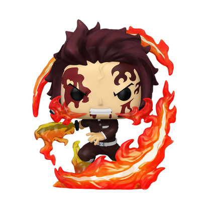 Funko Pop! Anime: Demon Slayer - Tanjiro (Dancing Flash) / Nezuko (Smiling) / Akaza / Doma / Chachamaru / Tanjiro (Cover)
