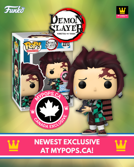 Funko Pop! Anime: Demon Slayer - Tanjiro Kamado with Crow #2213 [MyPops Canada Exclusive]