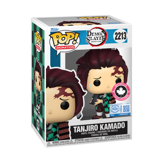 Funko Pop! Anime: Demon Slayer - Tanjiro Kamado with Crow #2213 [MyPops Canada Exclusive]