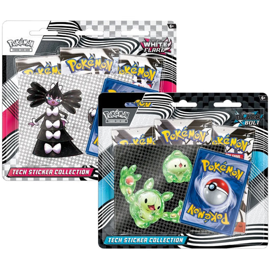 Pokemon TCG: Scarlet & Violet - Black Bolt & White Flare Tech Sticker Collection