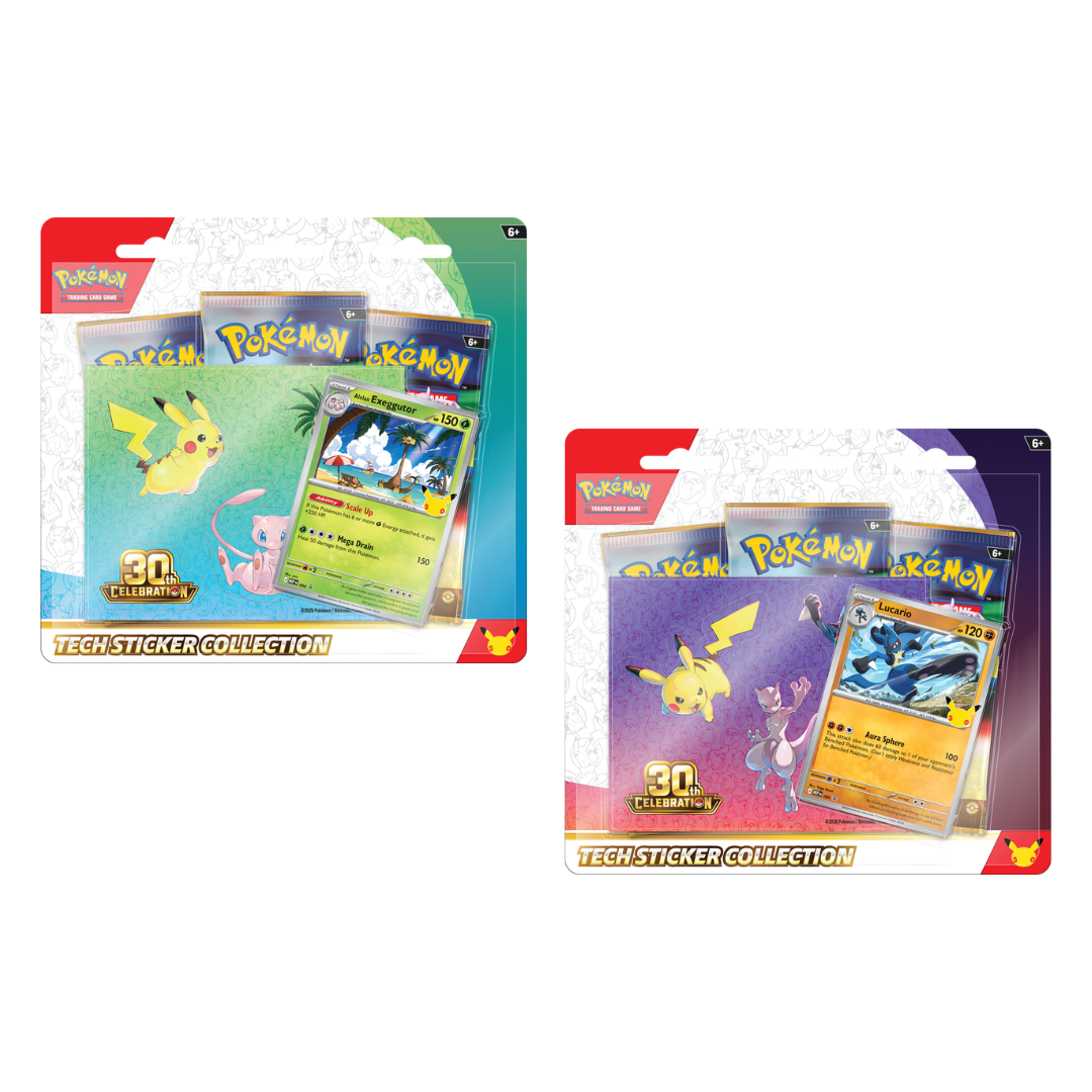 Pokemon TCG: 30th Celebration - Tech Sticker Collection *PREORDER*