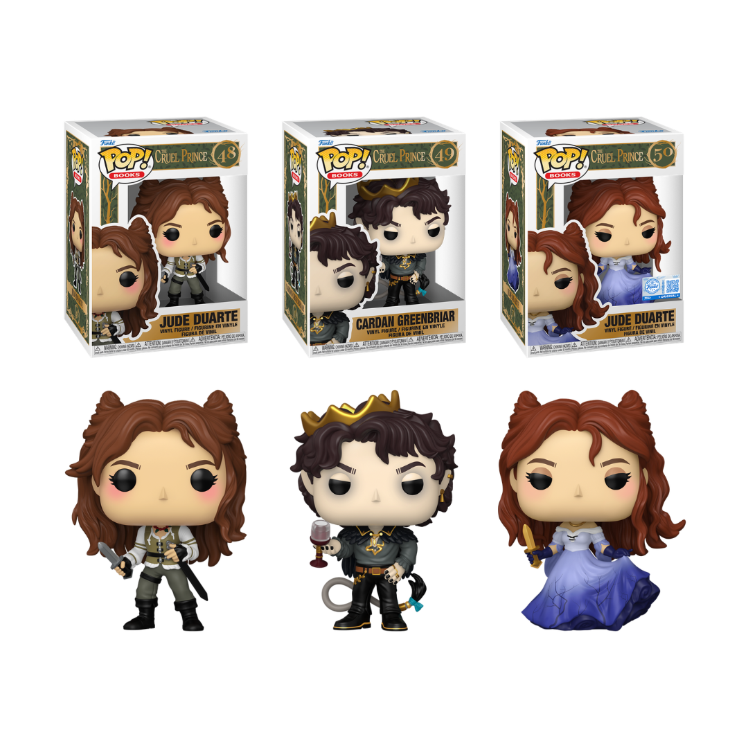 Funko Pop! Books: The Cruel Prince - Jude Duarte / Cardan Greenbriar / Jude Duarte (Coronation Gown) *PREORDER*