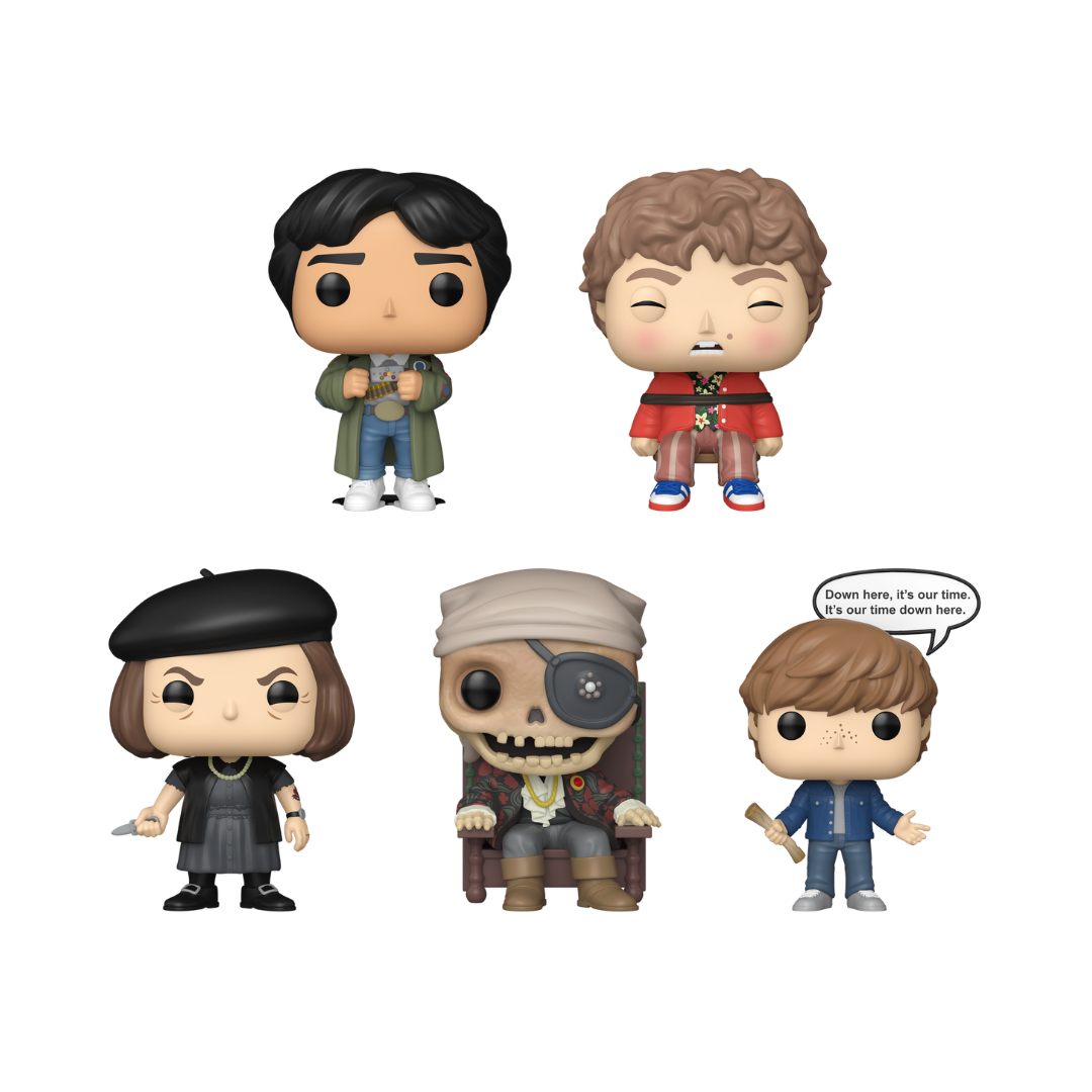 Funko Pop! Movies: The Goonies - Data / Chunk / Mama Fratelli / One-Eyed Willy / Mikey *PREORDER*